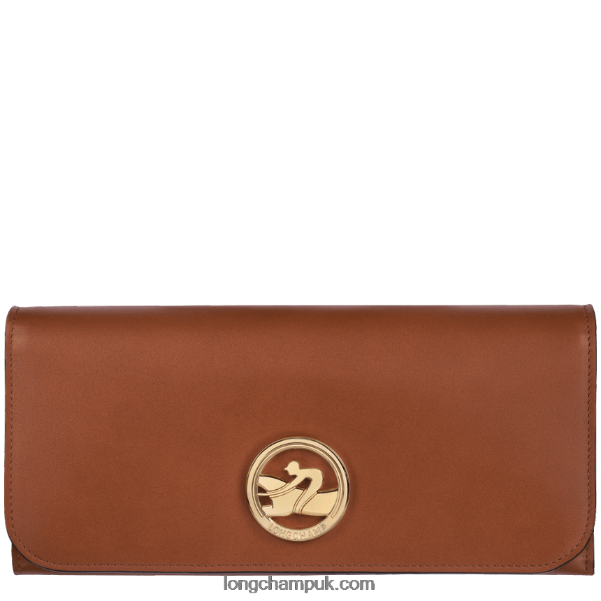Box Trot Continental wallet Women Longchamp 8RTH80560 Cognac