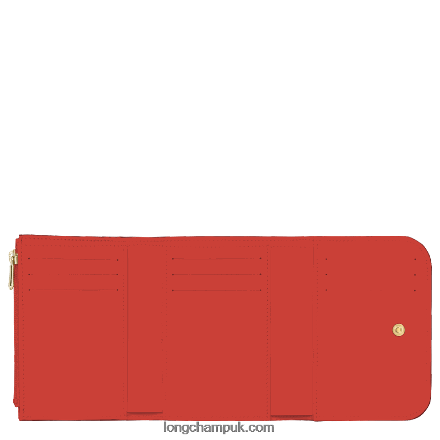Box Trot Wallet Women Longchamp 8RTH80555 Orange