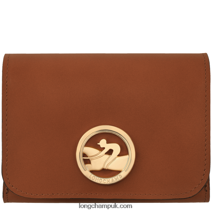 Box Trot Wallet Women Longchamp 8RTH80556 Cognac