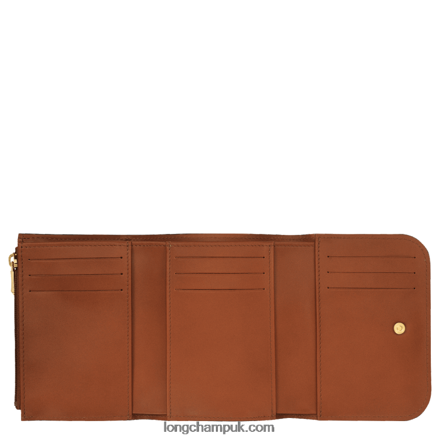 Box Trot Wallet Women Longchamp 8RTH80556 Cognac