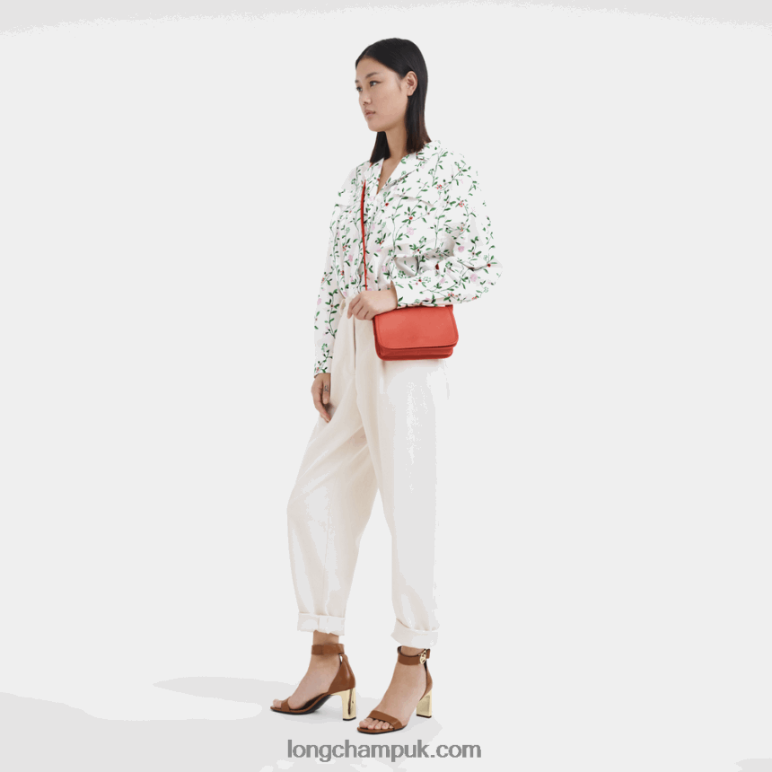 Le Foulonne Wallet on chain Women Longchamp 8RTH80328 Orange