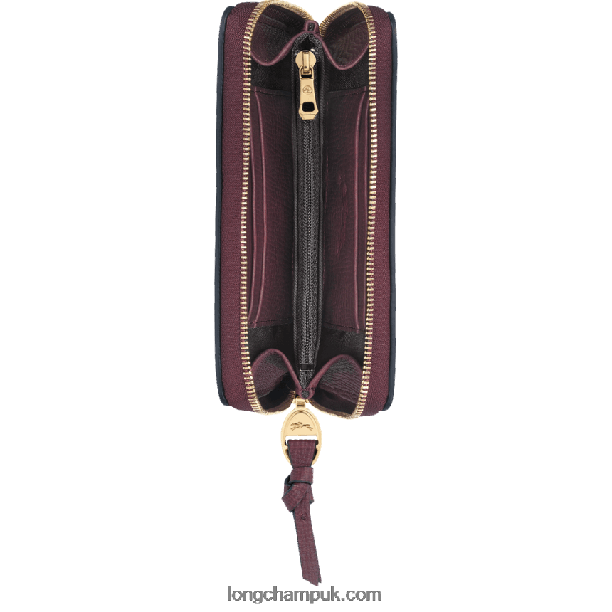 Mailbox Wallet Women Longchamp 8RTH80614 Burgundy