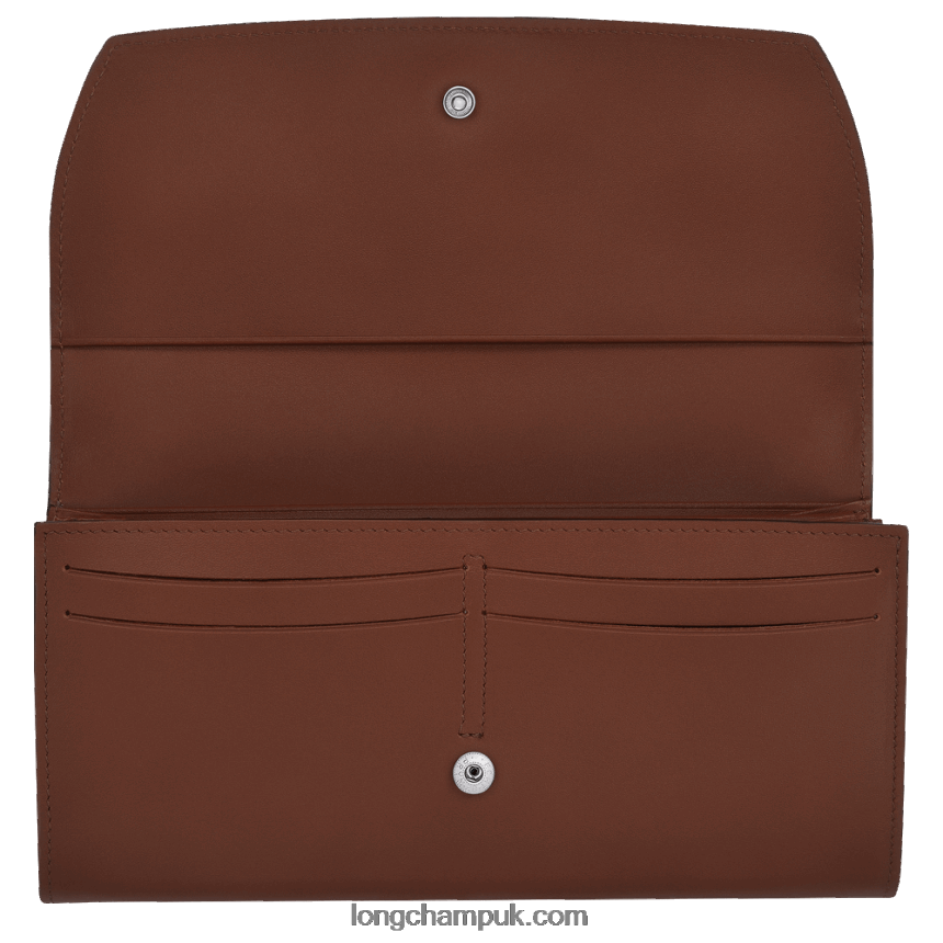 Roseau Continental wallet Women Longchamp 8RTH80565 Ebony