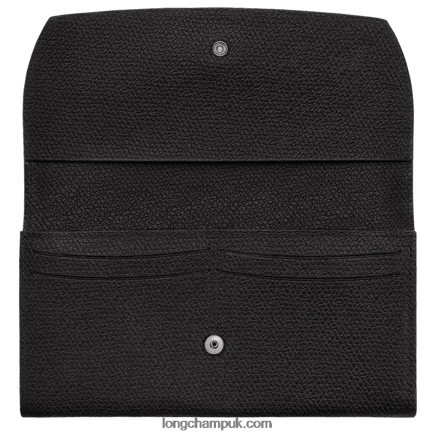 Roseau Continental wallet Women Longchamp 8RTH80587 Black
