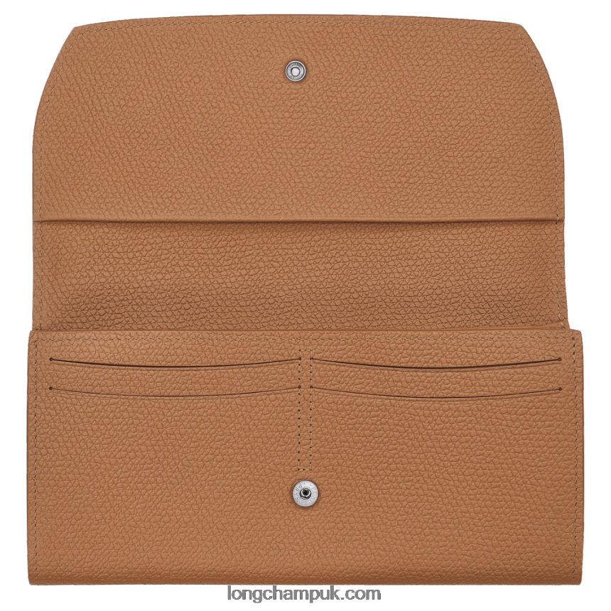 Roseau Continental wallet Women Longchamp 8RTH80588 Natural