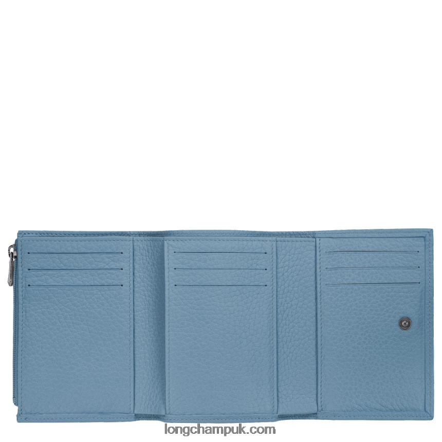 Roseau Essential Wallet Women Longchamp 8RTH80574 Slate