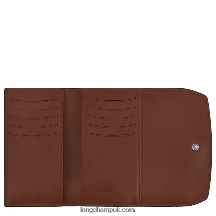 Roseau Wallet Women Longchamp 8RTH80562 Ebony