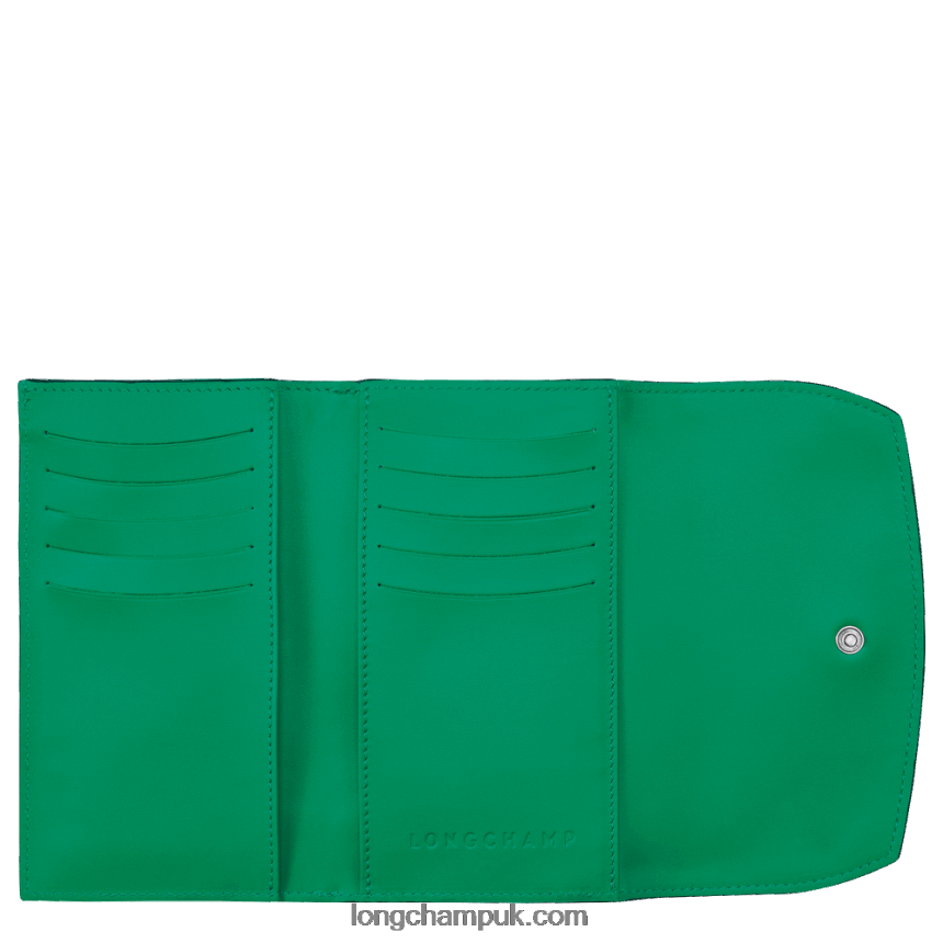 Roseau Wallet Women Longchamp 8RTH80563 Grass/Green Light
