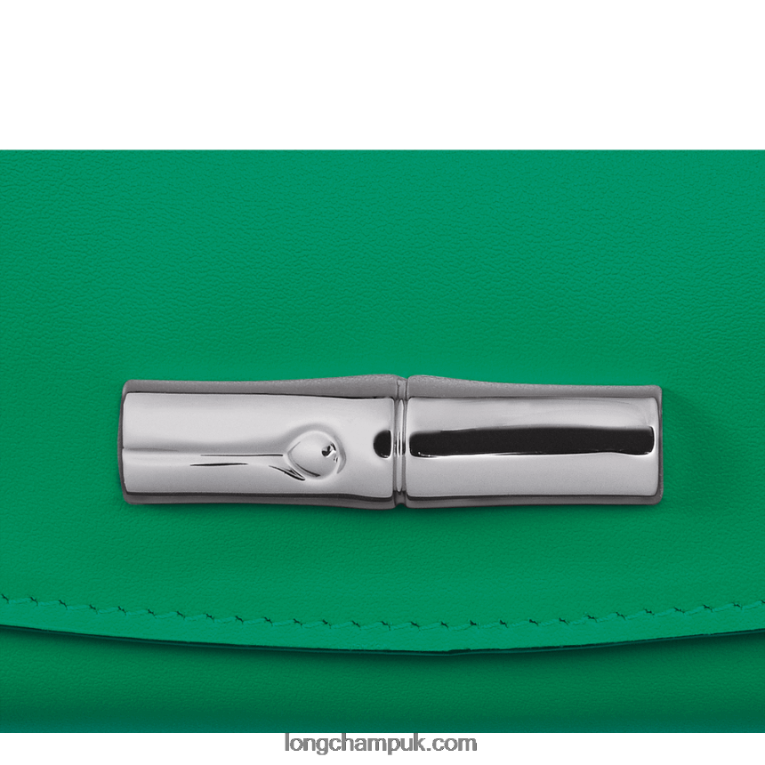 Roseau Wallet Women Longchamp 8RTH80563 Grass/Green Light