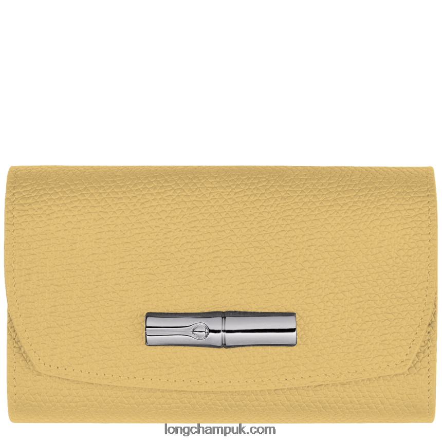 Roseau Wallet Women Longchamp 8RTH80577 Corn