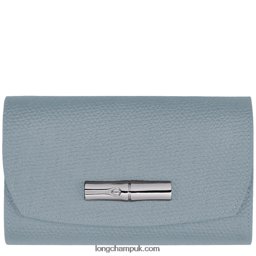 Roseau Wallet Women Longchamp 8RTH80579 Cloud Blue