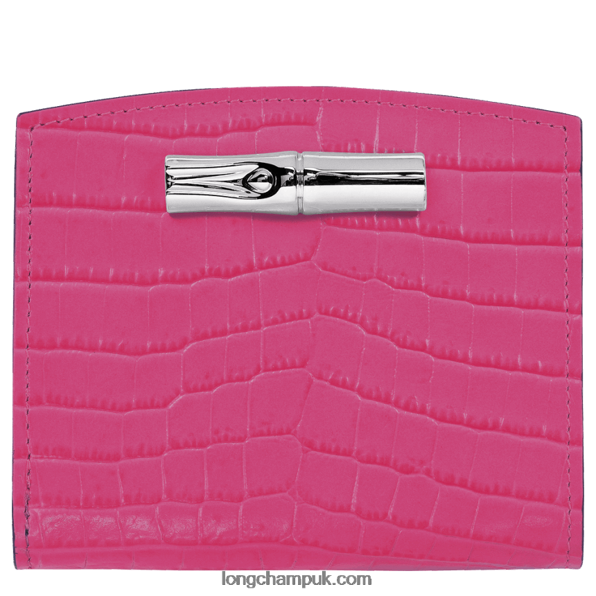 Roseau Wallet Women Longchamp 8RTH80593 Fuchsia